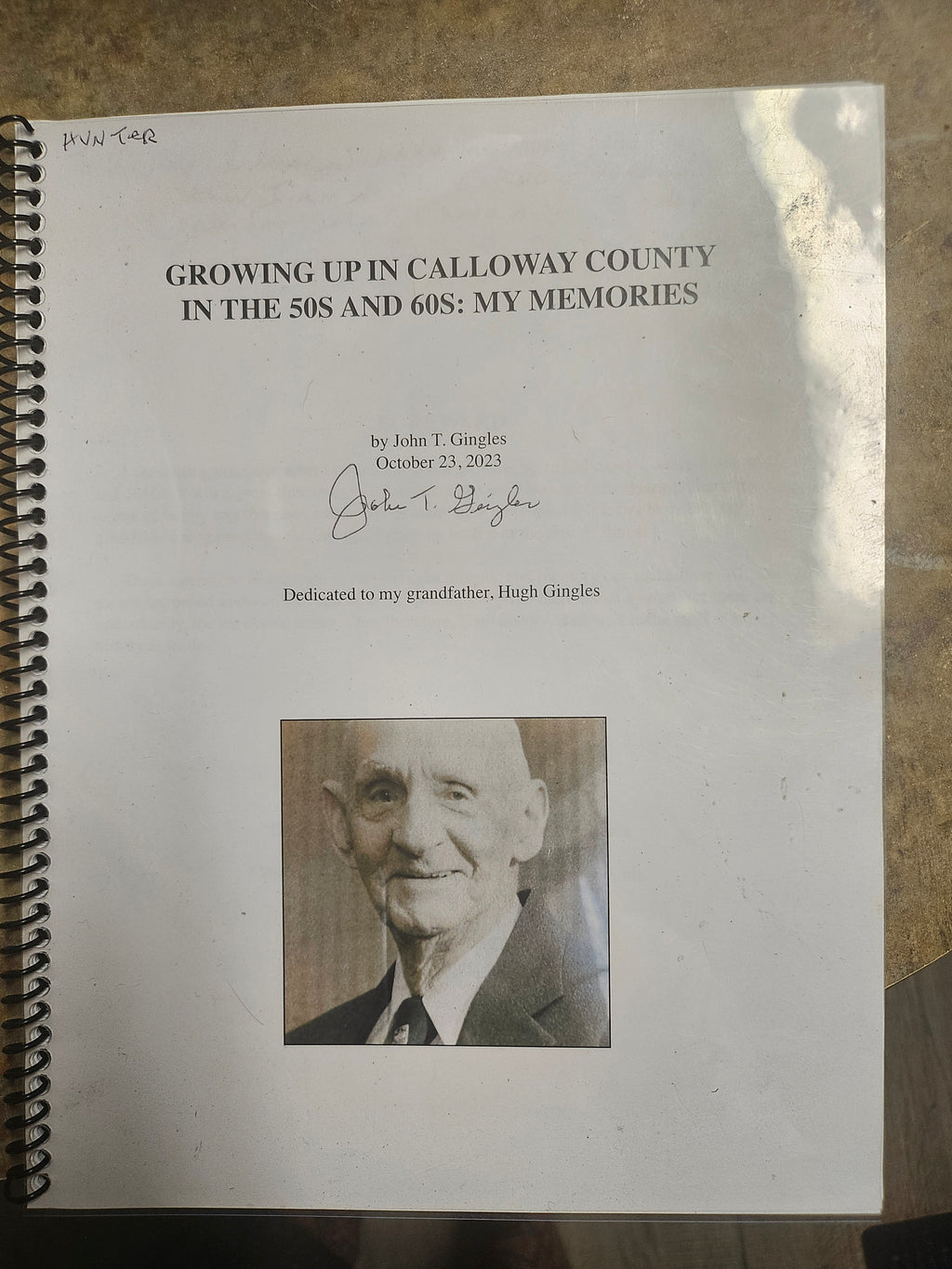 Johnny Gingles Book (PreOrder)